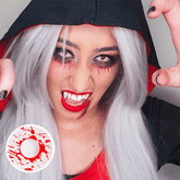 Halloween Trauma White Coloured Contact Lenses - BEAUEYE (UK)